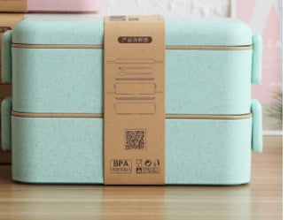 Japanese Tableware Bento Box Wheat Straw