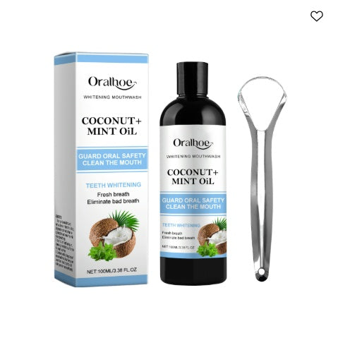 Coconut Mint Oil Mouthwash Oral Care
