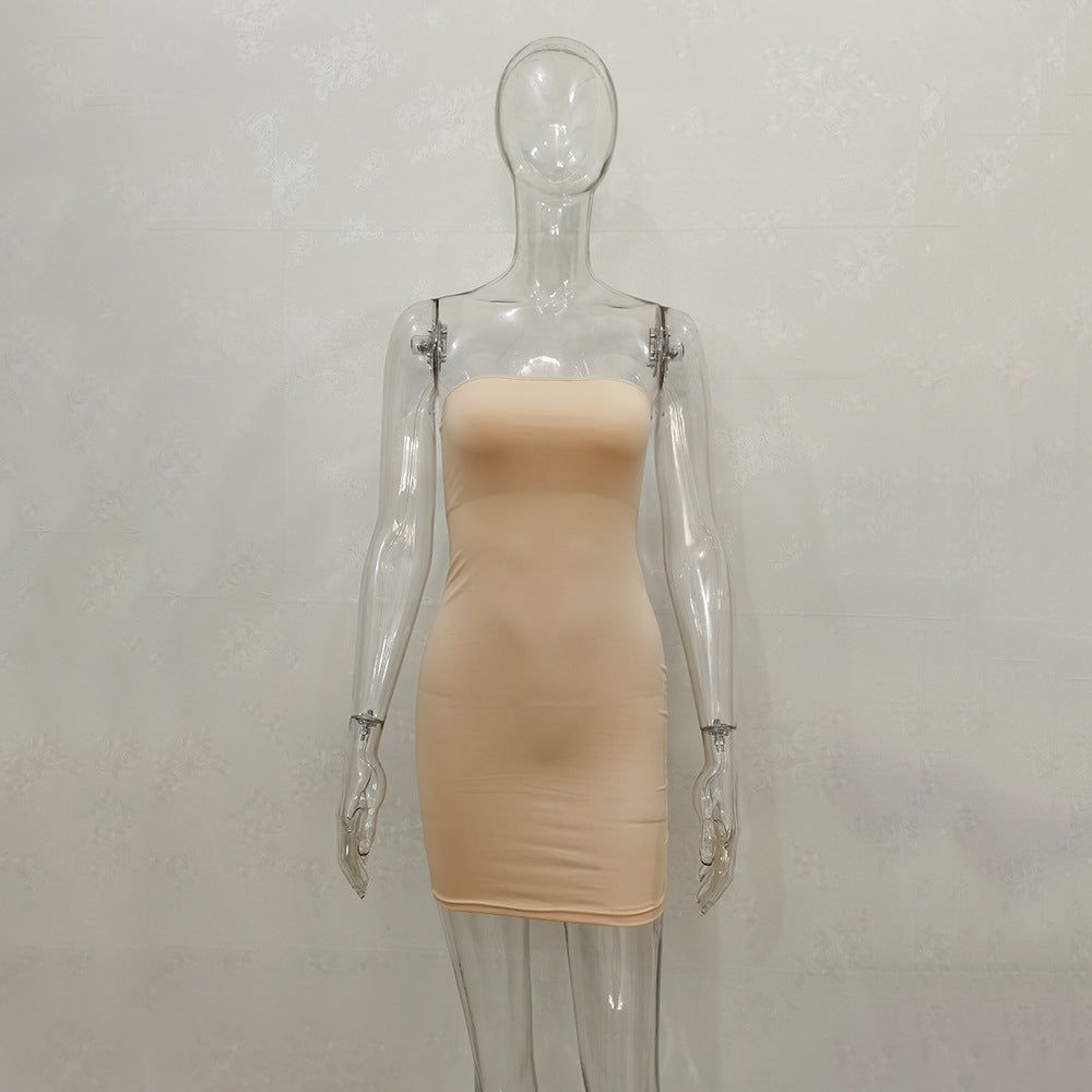 Sleeveless Tube Dress