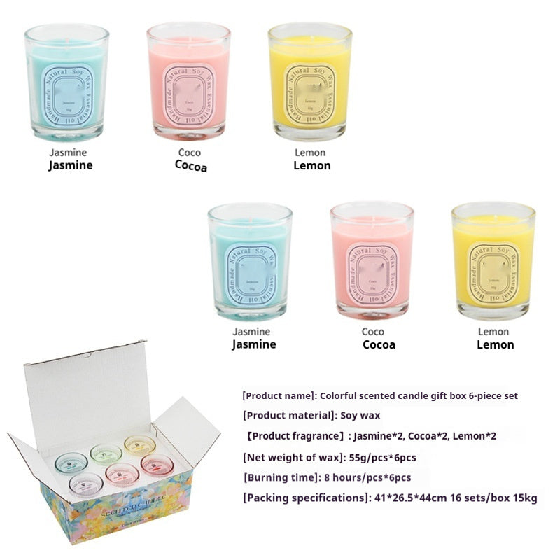 Dopamine Color Glass Aromatherapy Candle