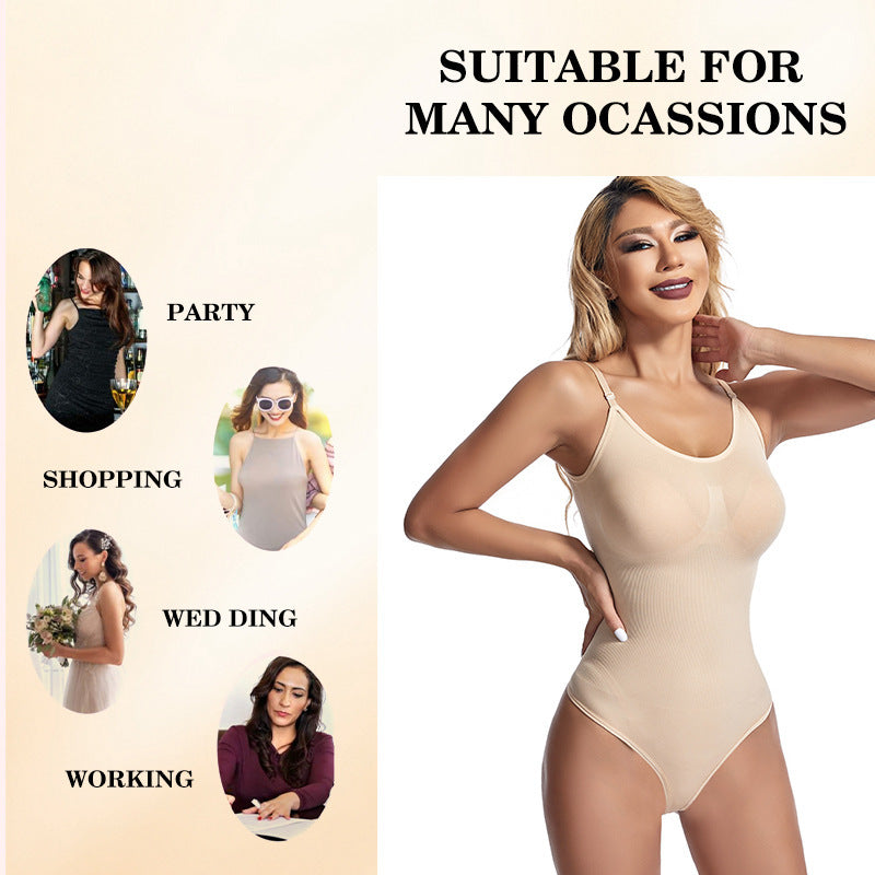 Body-shaping Corsets T-back Plus Size Hip-lift And Belly Shaping Corset Sling Body Backless Seamless