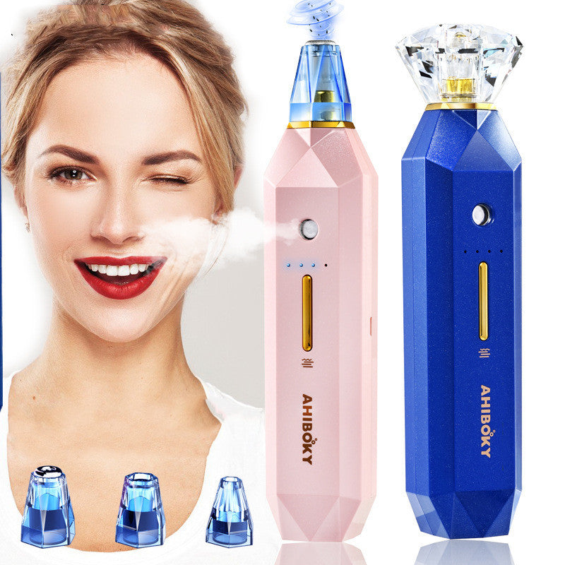 2-in-1 Vacuum Pore Cleaner Blackhead Remover Mist Facial Sprayer Skin Moistener Deep Cleansing Skin Care