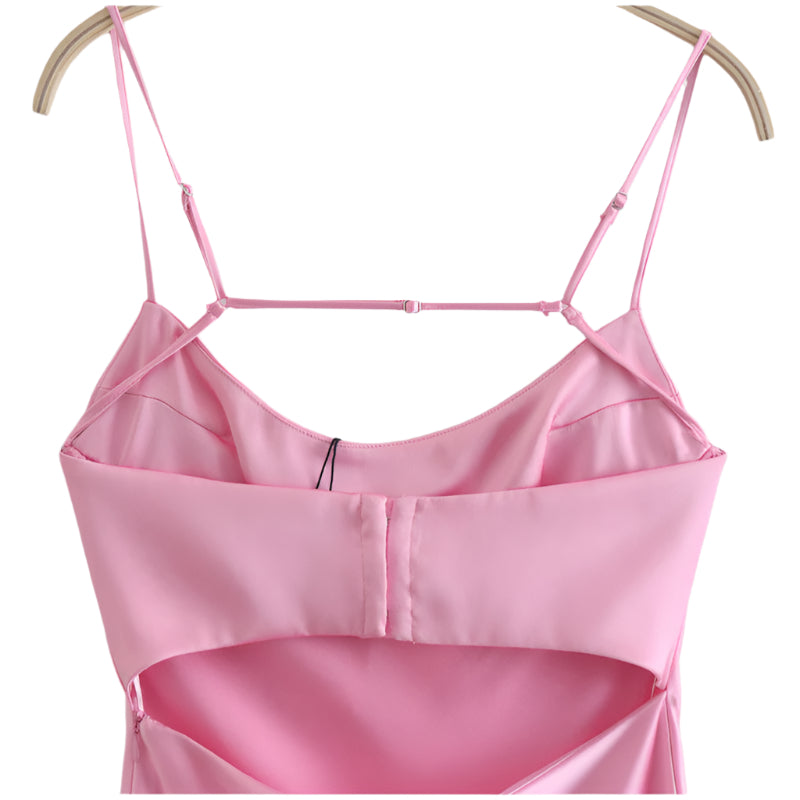 Satin Cami Slip Dress