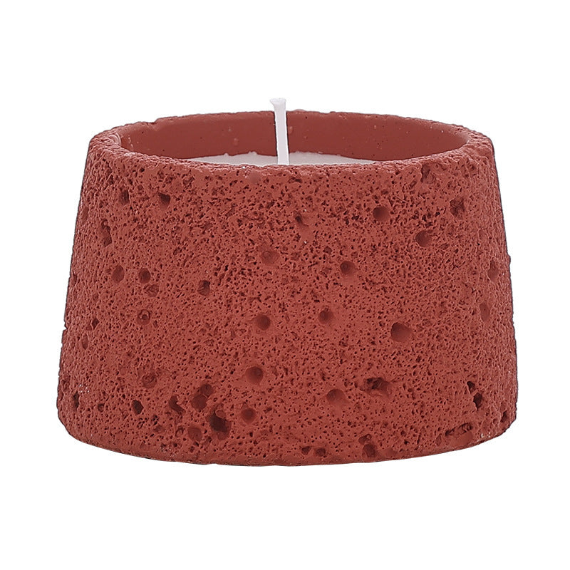 Home Decorative Crafts Candle Holder Cement Aromatherapy Candle Cup