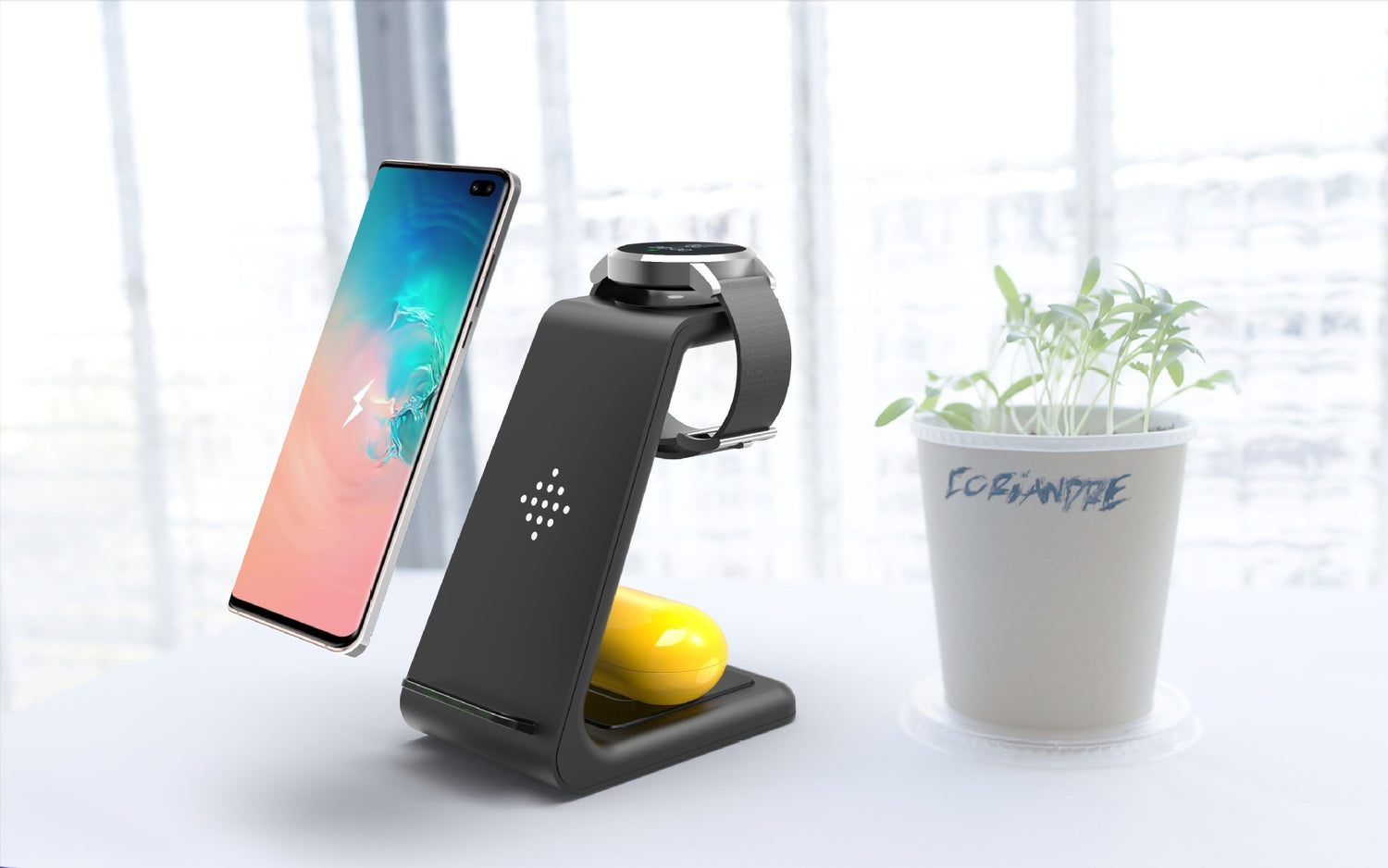 3-in-1 Portable Charger Stand Wireless Charger Stand
