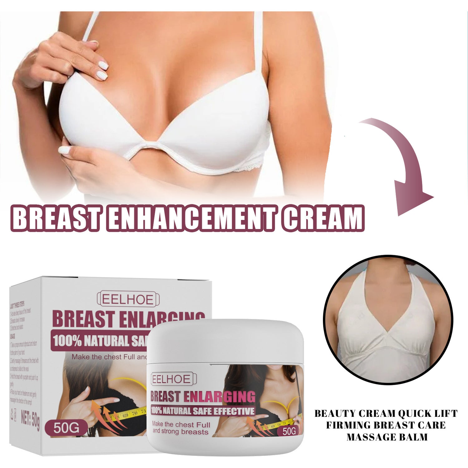 Skin Tightening Moisturizing Breast Care Cream