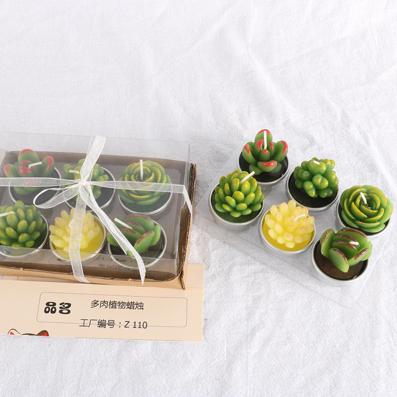 Succulent Cactus Candle Aromatherapy