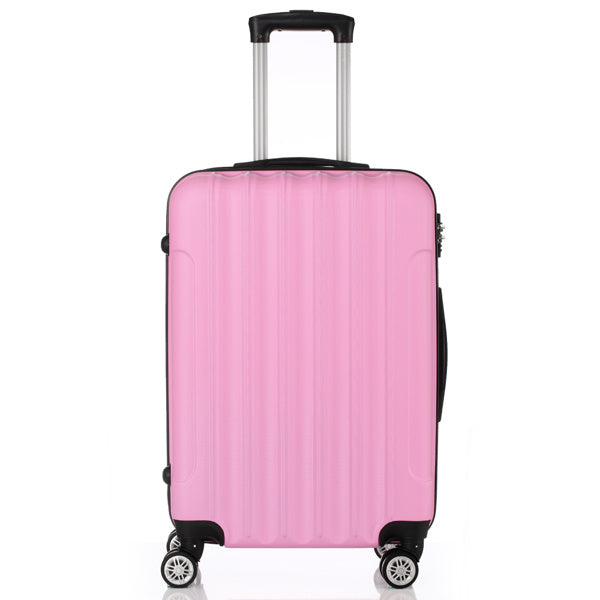 Bubble Gum Pink Luggage Set, 20in 24in 28in