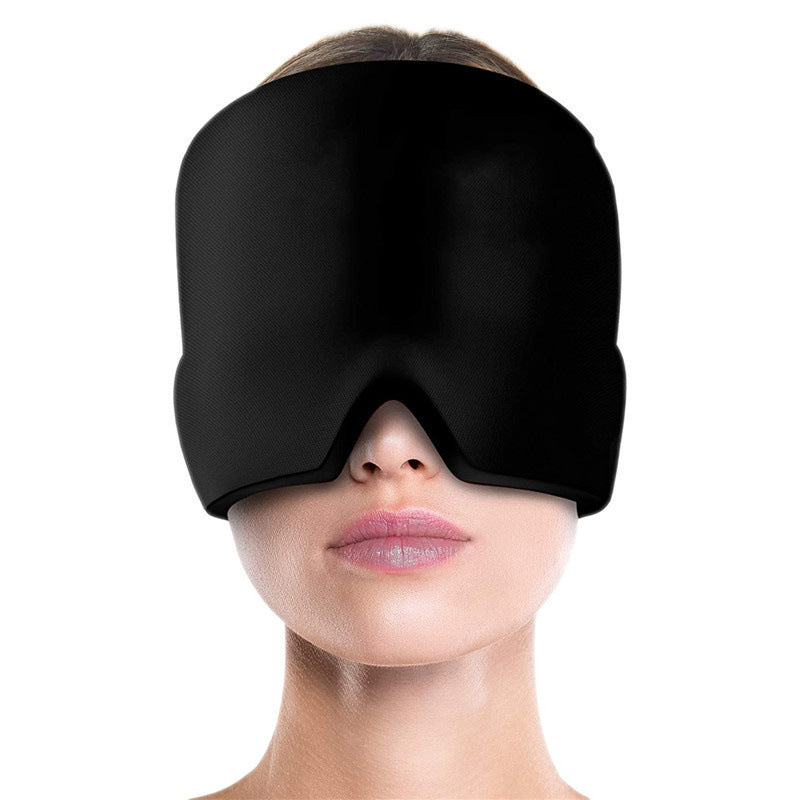 Gel Compress Eye Mask Wrap Headache Relief for Migraines, Stress, and Tension