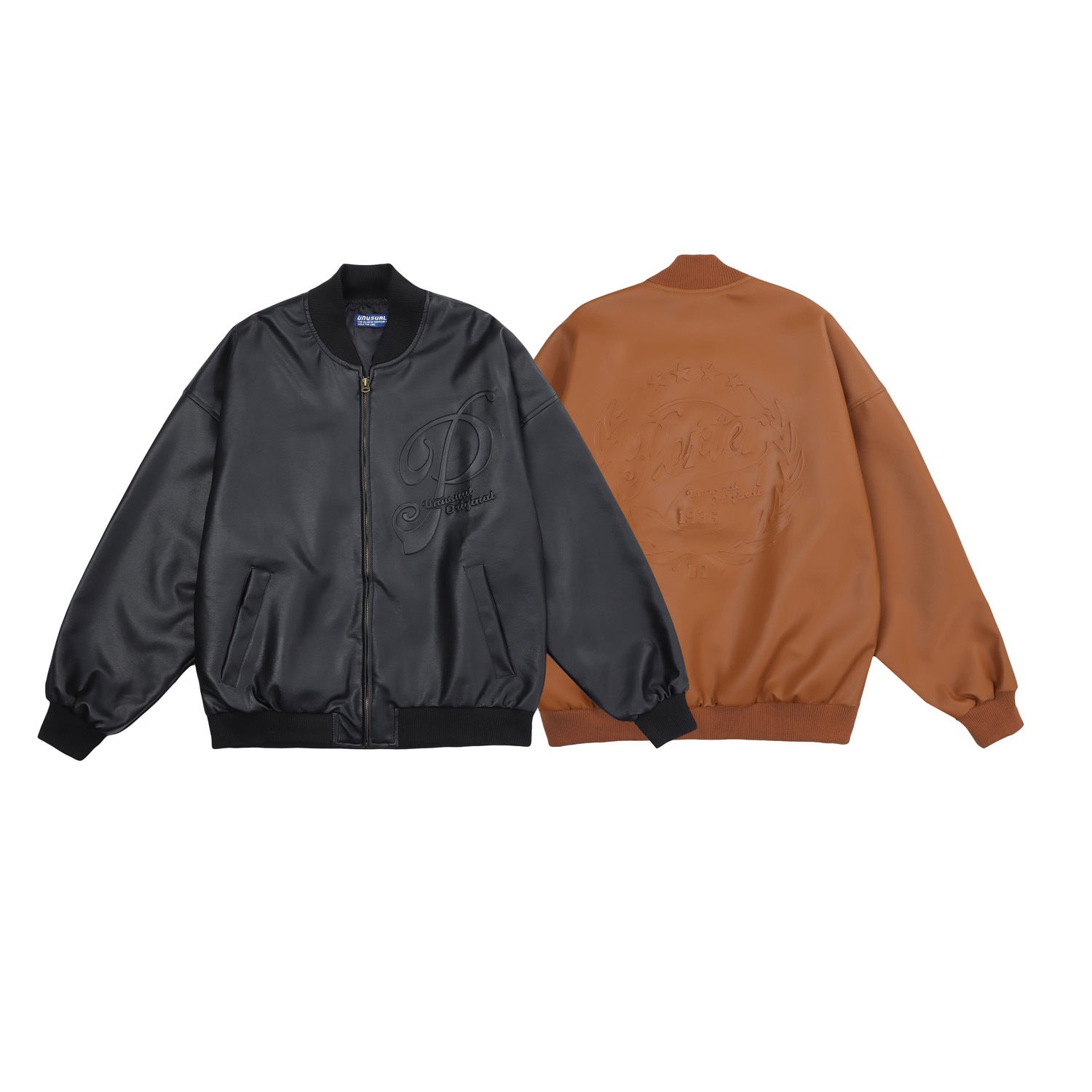 Boyfriend Style Retro Oversized Stand Collar Jacket