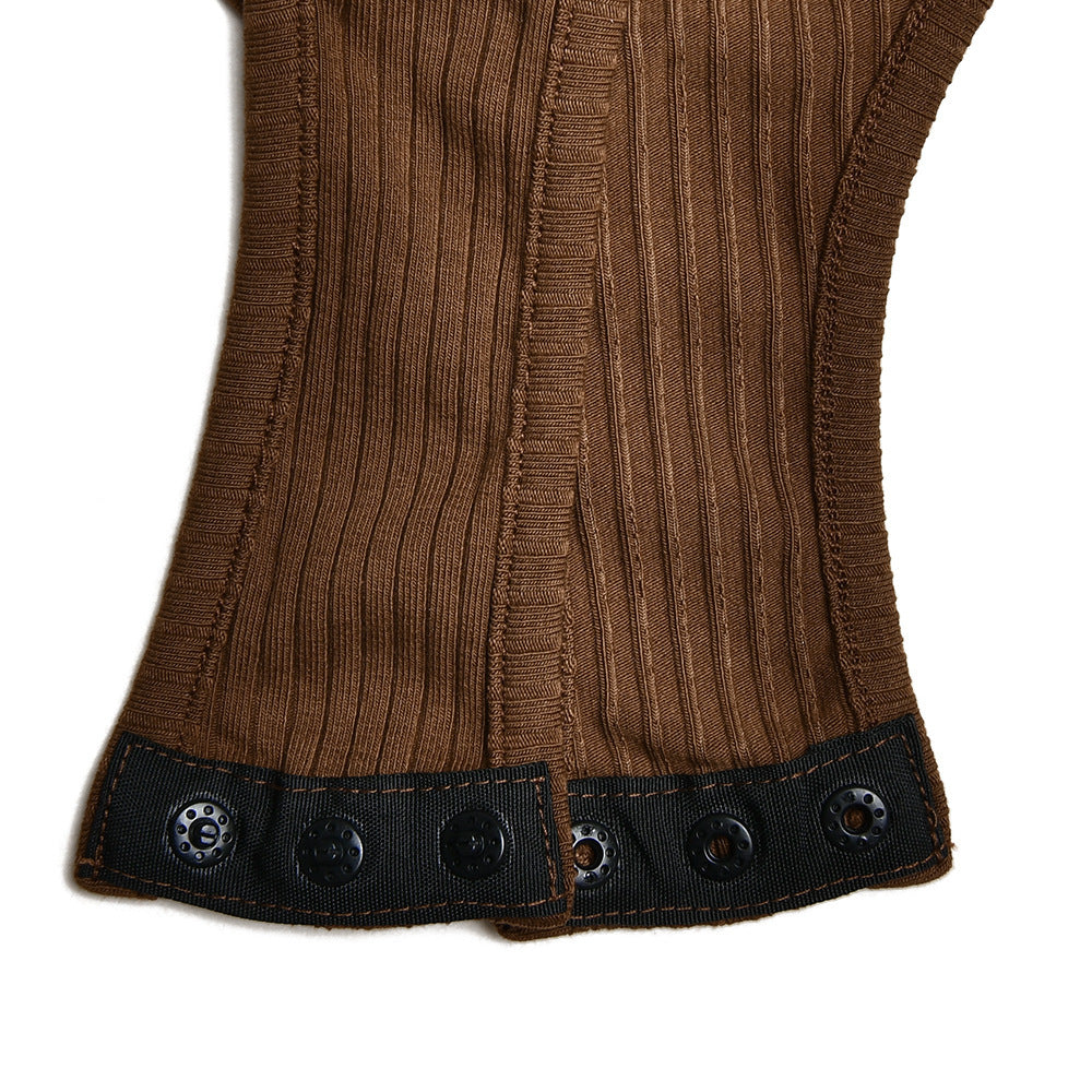 Cotton Base Shirt Fashion Leotard