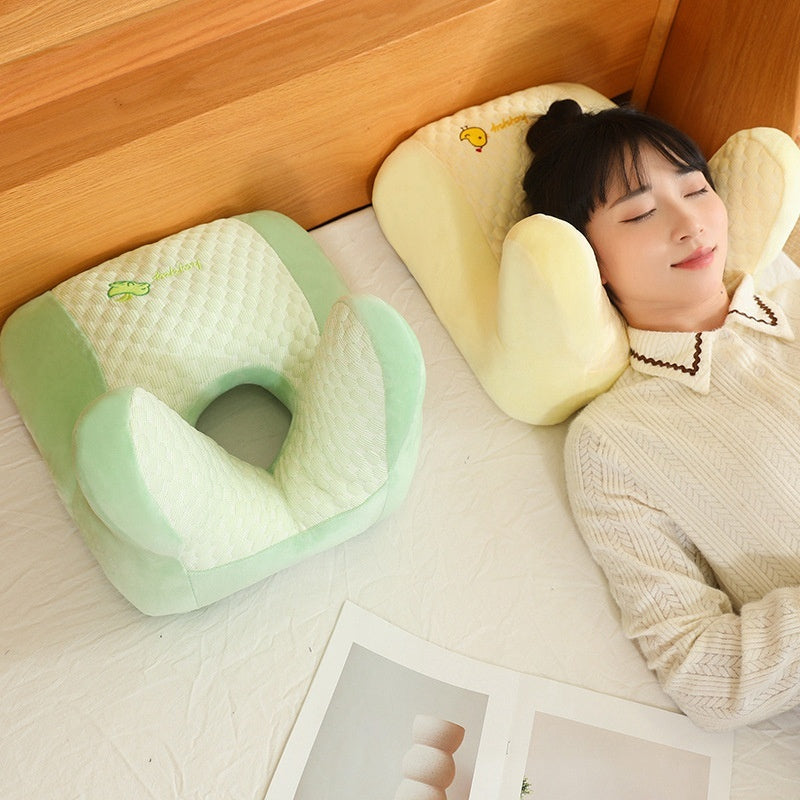 Ice Bean Afternoon Nap Pillow Multi-functional Stomach Sleeper Pillow Office Lunch Break Pillow Car Seat Cushion