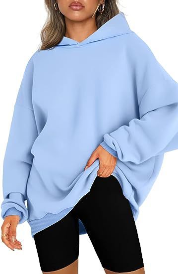 Women's Hooded Cotton Pullover Oversized Sweatshirt