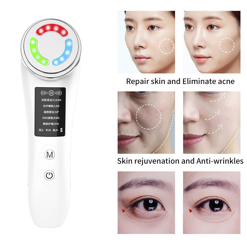 Facial Lifting Massage Rejuvenation Ion Cleansing Device