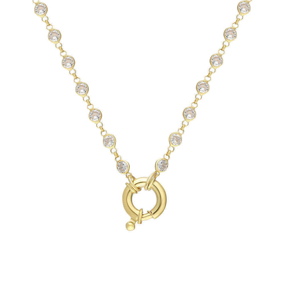 Pearl High Color Retention Electroplated Necklace