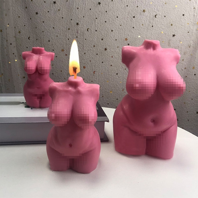 Human-shaped Plaster Epoxy Portrait Aromatherapy Candle Mould