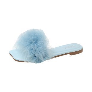 Women's Fashion Fur Slide Slipper