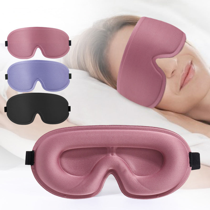 Blackout Eye Mask 3D Deep Contoured Sleep Mask No Pressure Blindfold Lash Extension Safe Women Men Side Sleepers