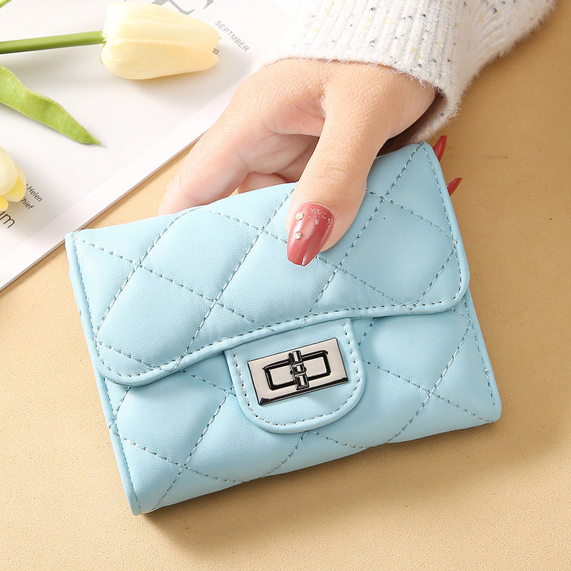 Classic Quilted Wallet Clutch