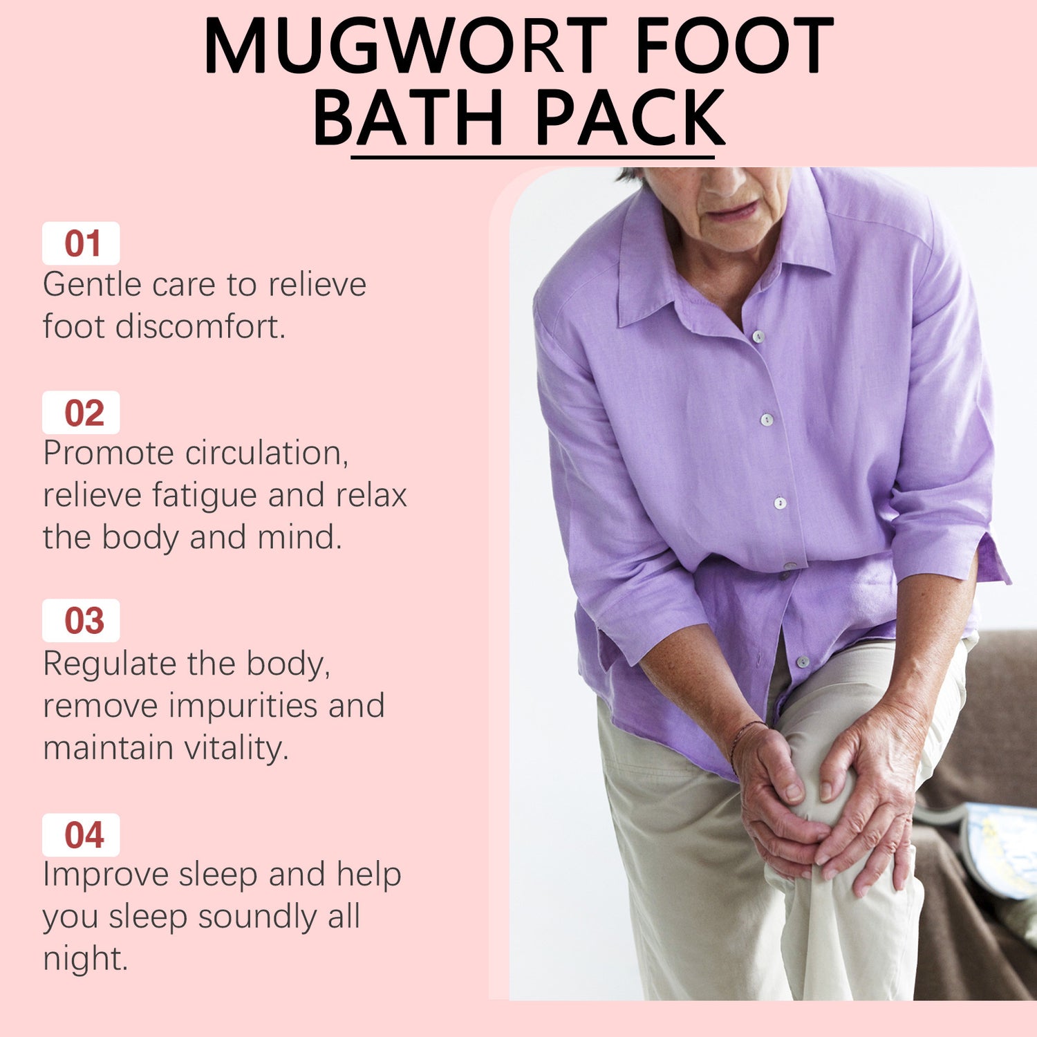 Herbal Lavipeditum Bags Comfortable Daily Gentle Cleaning