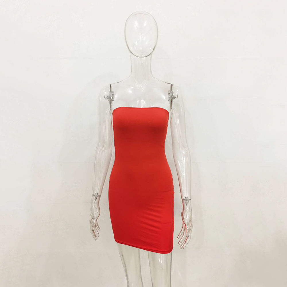 Sleeveless Tube Dress