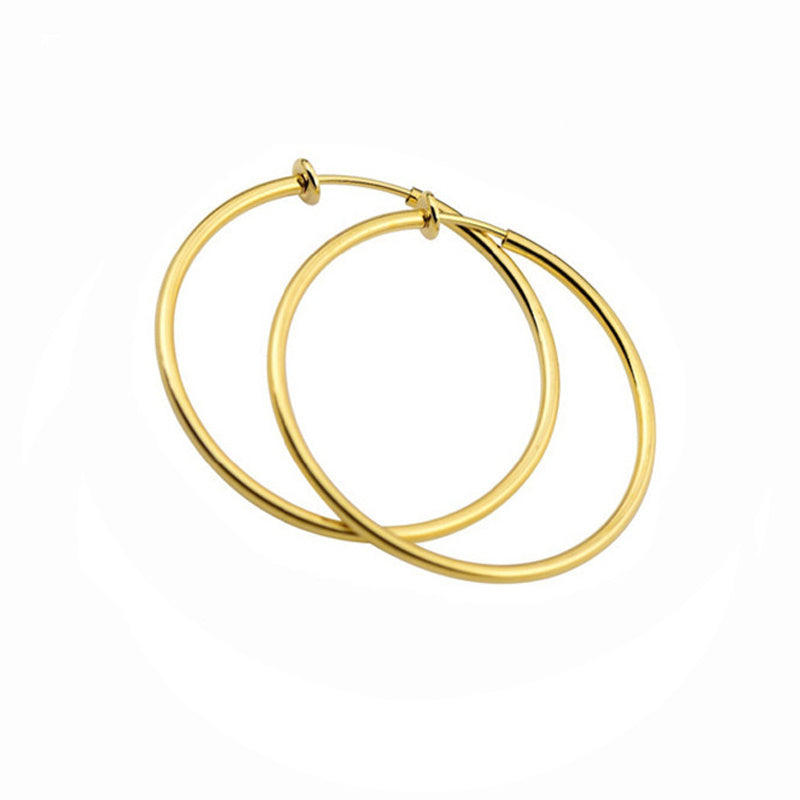 Stylish Non Perforated Earless Spring Clip