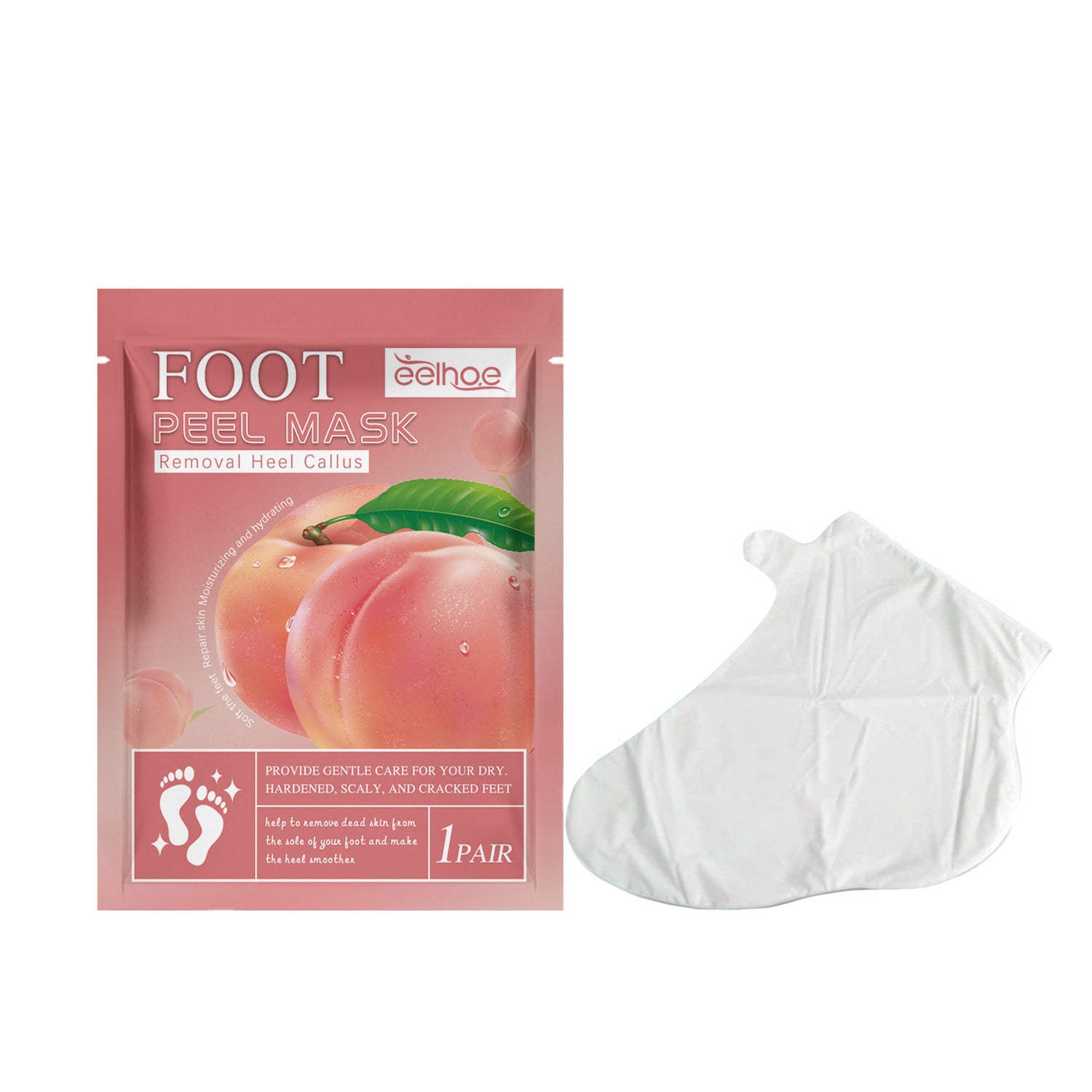 Peach Foot Mask Foot Nourishing And Hydrating Light