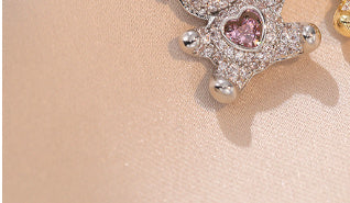 Loving Heart Bear Necklace