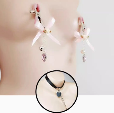 Nipple Clamps Punish The Nipple By Stimulating The Clitoris Bells