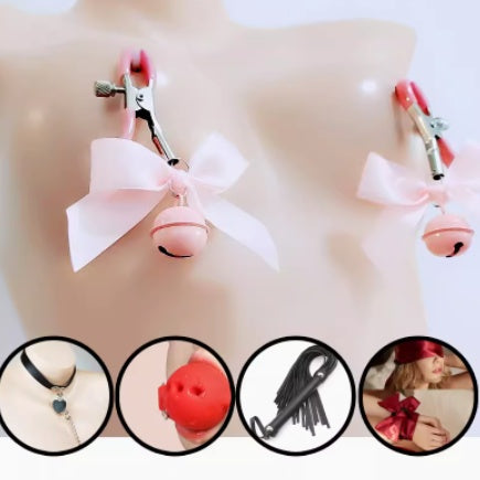 Nipple Clamps Punish The Nipple By Stimulating The Clitoris Bells
