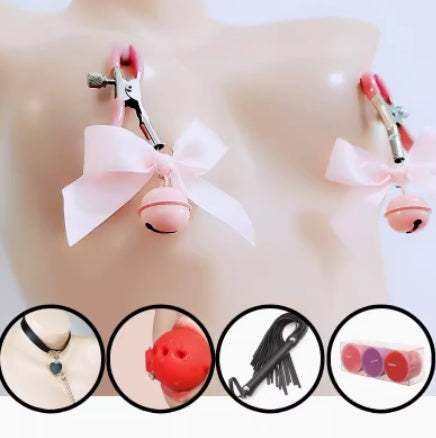 Nipple Clamps Punish The Nipple By Stimulating The Clitoris Bells