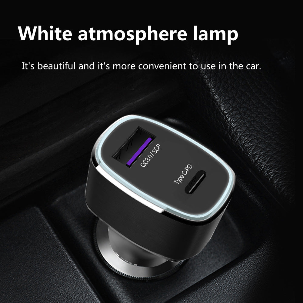 Car Charger Dual USB TYPE C PD QC 3.0 2.0