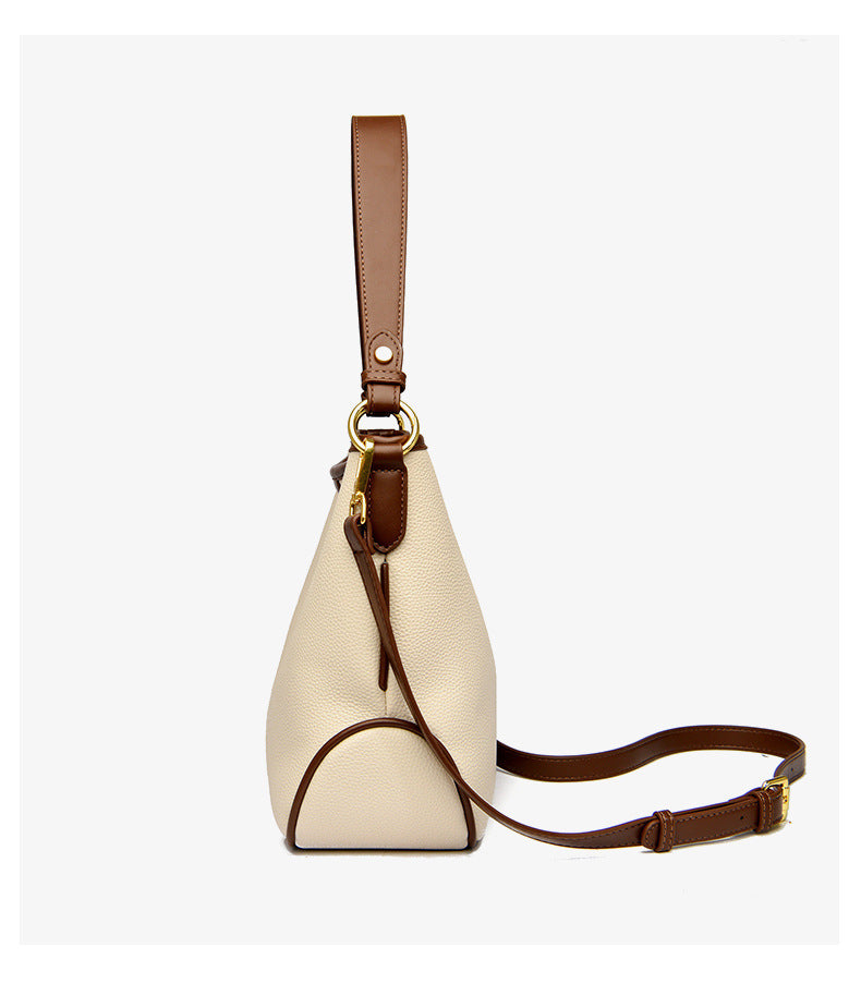 Bucket Bag Women's Leather Large-capacity Crossbody Bag