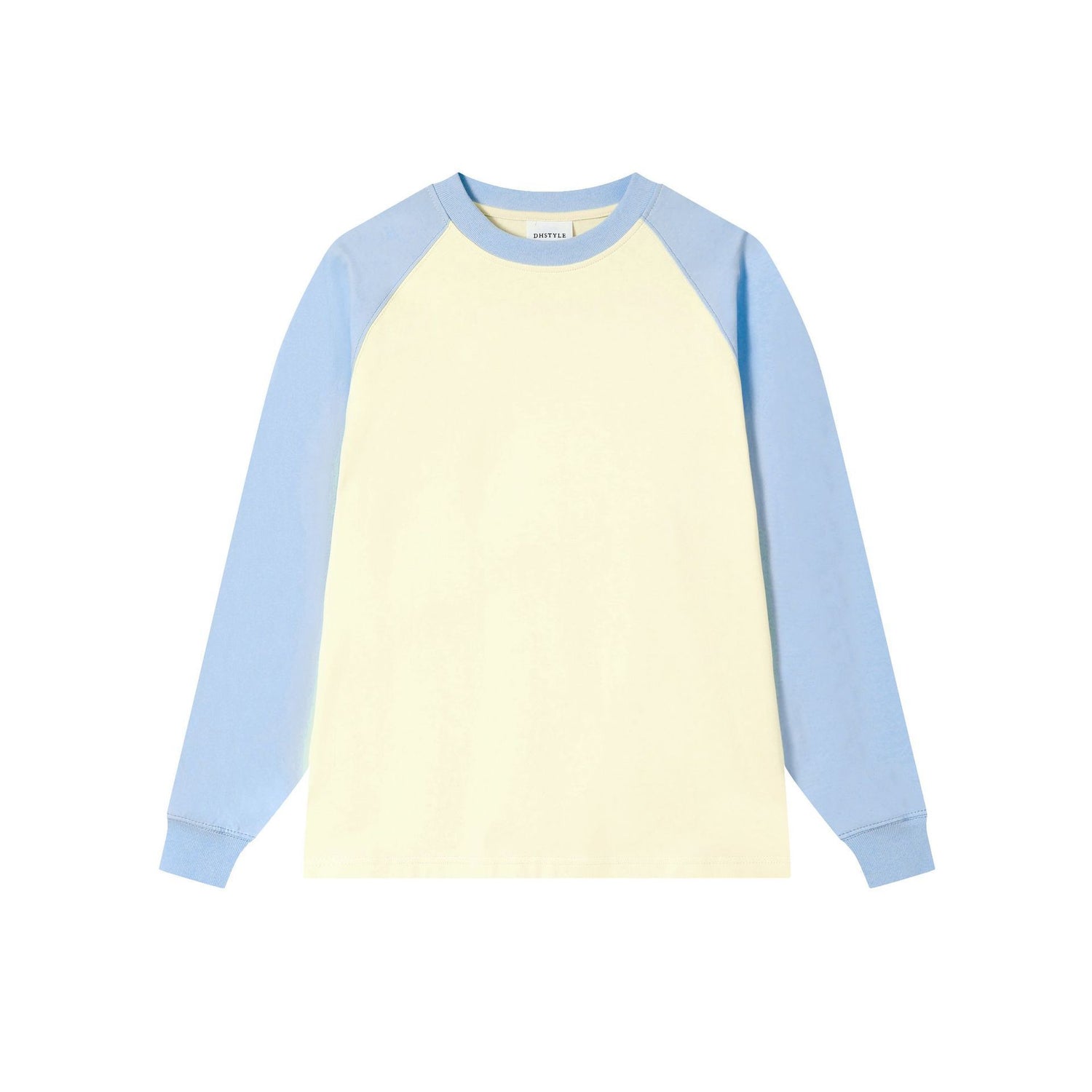 Premium Cotton Thread Sleeve Round Neck Raglan Shirt For Women