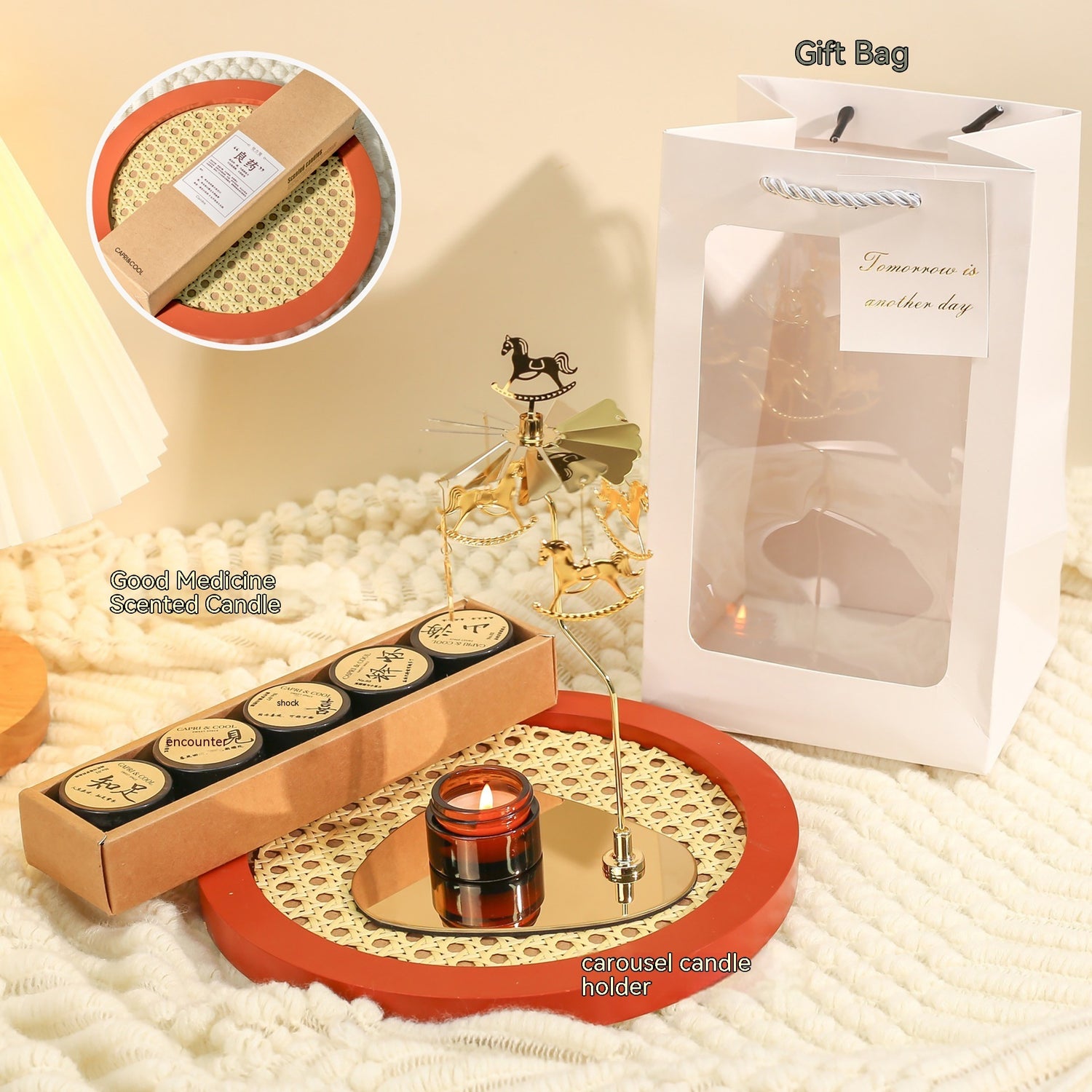 Girls Light Perfume Gift Atmosphere Aromatherapy Candle