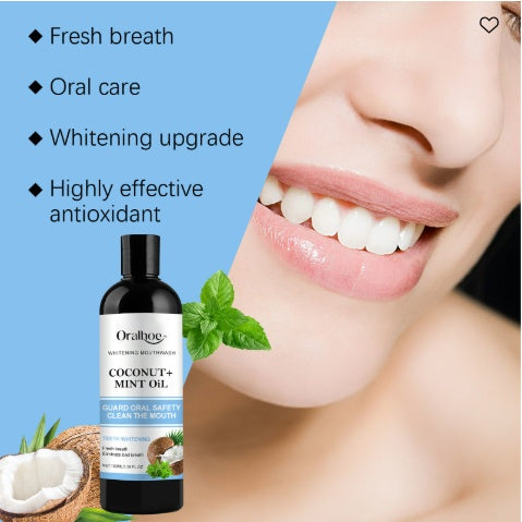 Coconut Mint Oil Mouthwash Oral Care