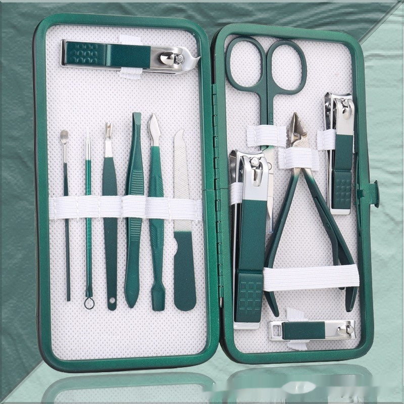 Stainless Steel Nail Scissor Set 18-piece Manicure Implement  Clippers