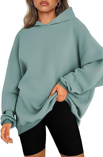 Women's Hooded Cotton Pullover Oversized Sweatshirt