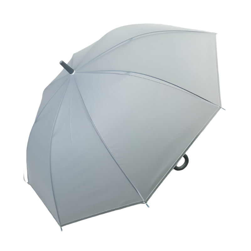 Long Handle Transparent Color Gradient Straight Umbrella Frosted Film Dance Umbrella
