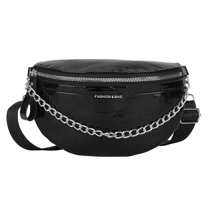 Fashion Snake Print Crossbody Fanny Pack Messenger Belt Bag
