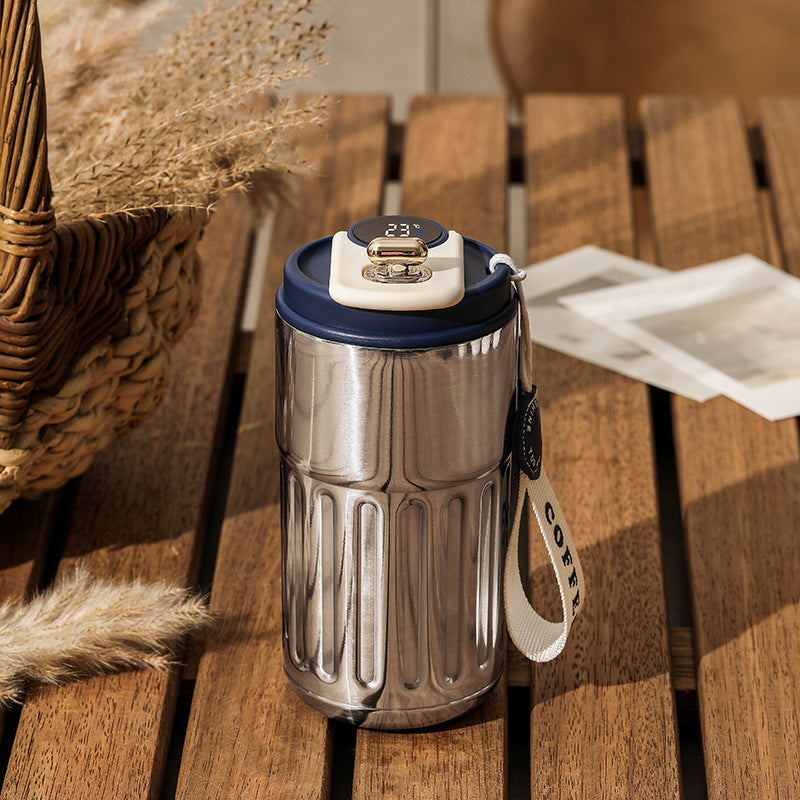 Smart Digital Insulated Coffee Mug Vacuum Flask 450ml