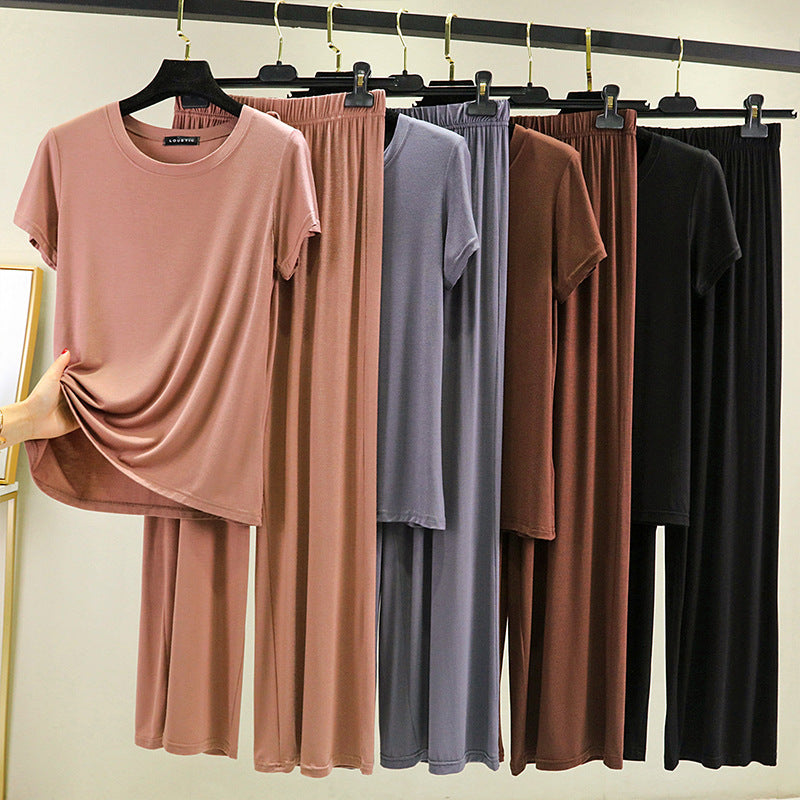 Women's Mordai Korean Style Casual Loose Plus Size Home Suit