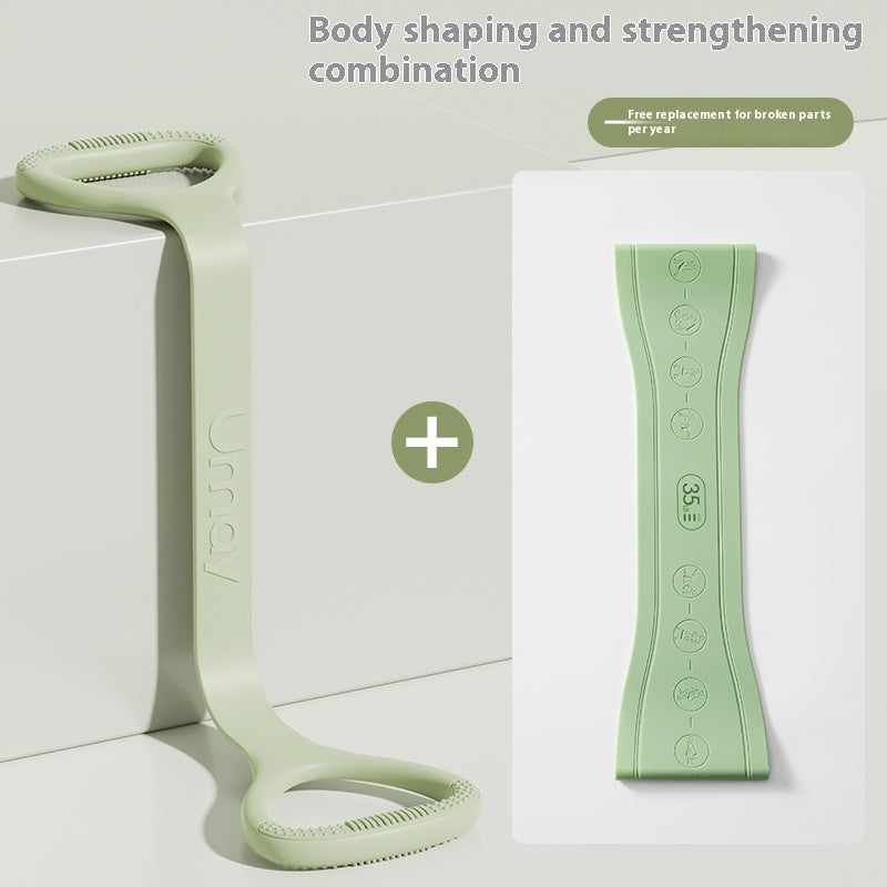 Chest Expander Women's Open Back Elastic Band Home Fitness Yoga Stretch