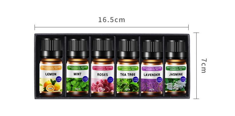 Aromatherapy Oil Essential Oil Kit 10ml Lavender Rose Plant Massage Essential Oil, 4pcs 6 pcs 12 pcs