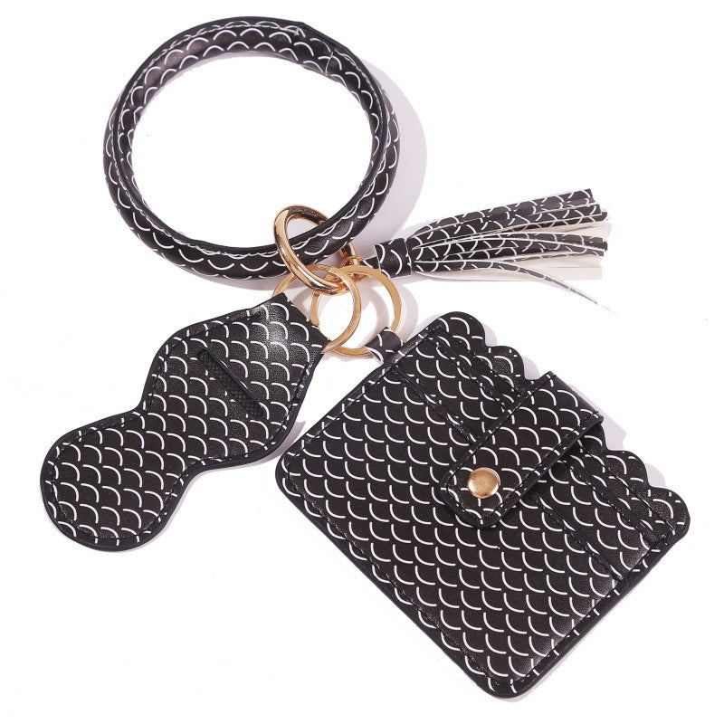 Wrist Keychain ID Card Holder