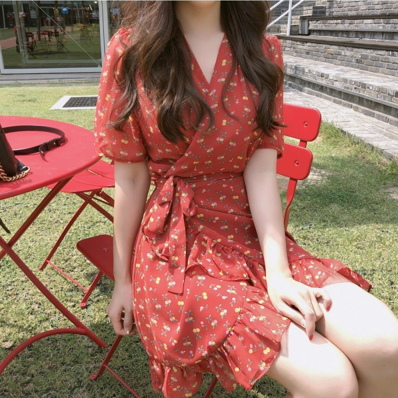 Chic Girl's First Love Floral Dress