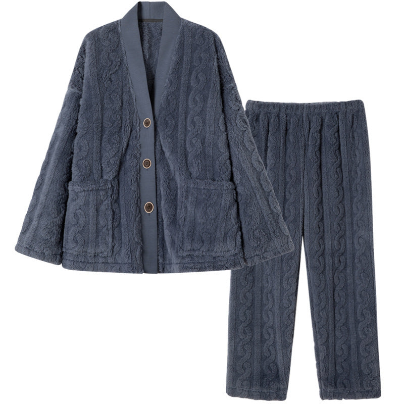 Women's Coral Wool Warm Household Clothes