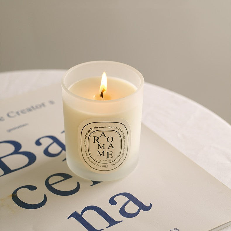 Frosted Cup Aromatherapy Candle Home Use