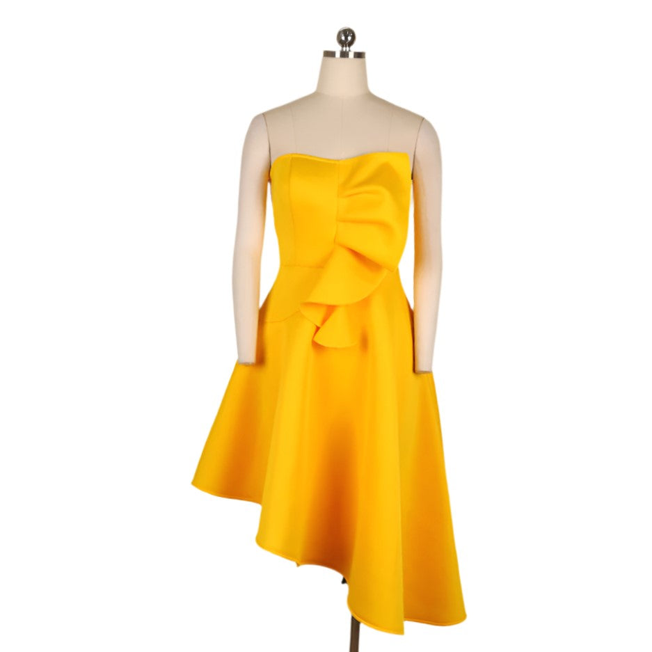 Sleeveless Asymmetric Party Dress