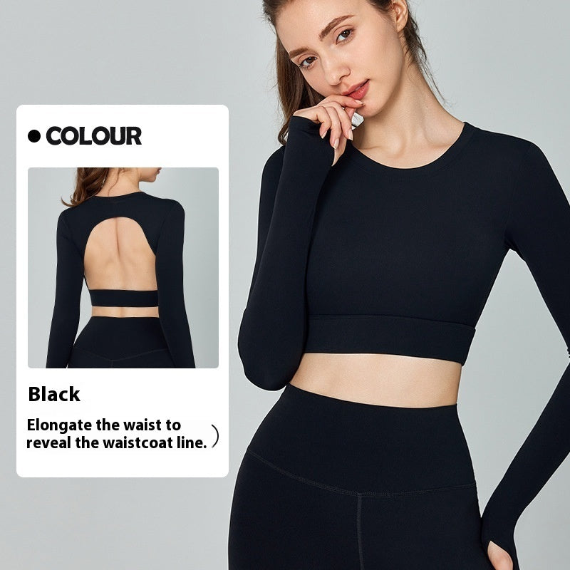 Semi-fixed Cup Running Fitness Skinny Exercise Top